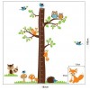 Tree and Animals Growth Chart Wall Sticker